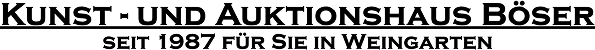 Logo Kunst- und Auktionshaus Böser